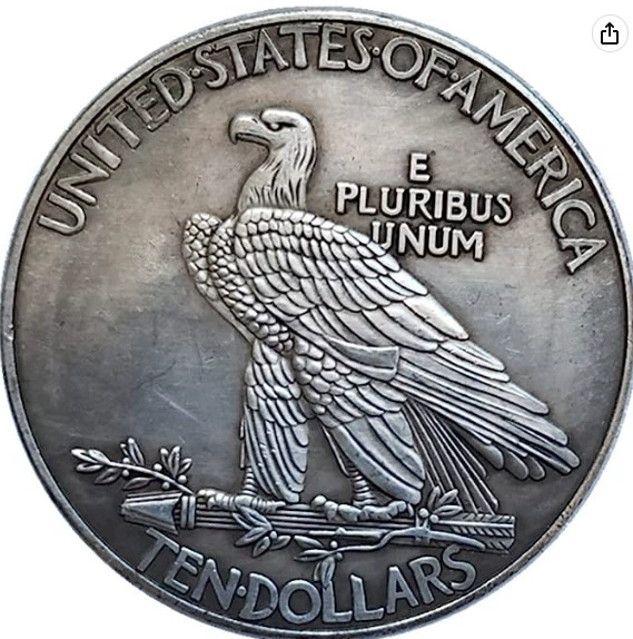 Античные монеты, 27 мм, США, 1907 год, оптовая