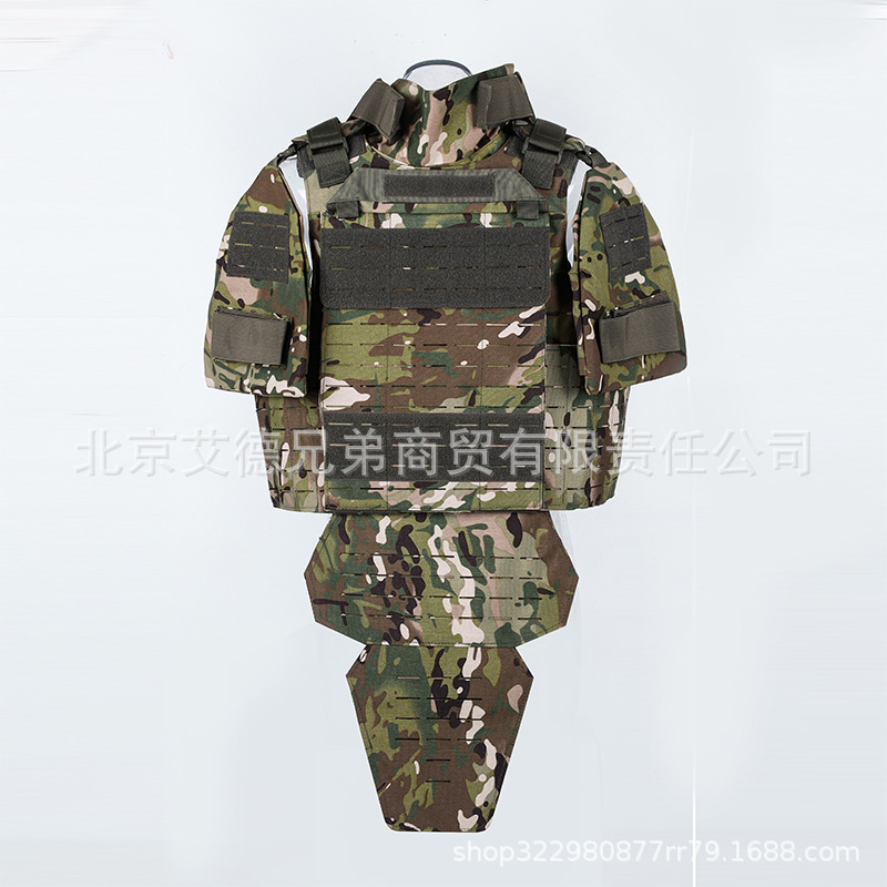 Quick-Release Tactical Vest Protective Training Vest Steel Wire Multi-Functional Weight-Bearing Equipment Outdoor Camouflage Breathable
