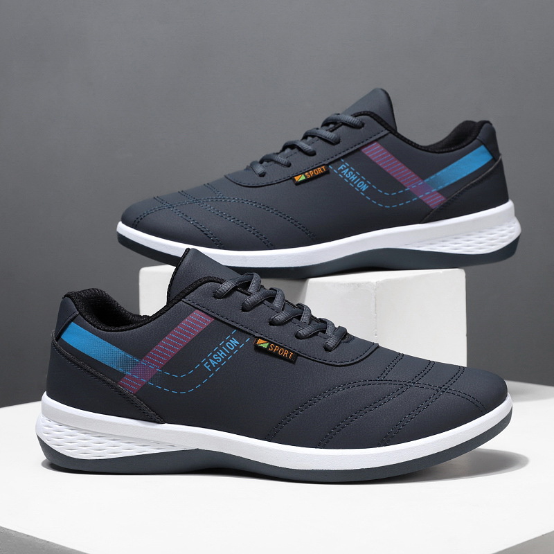 Herren Lederschuhe Sneakers Mesh Stoff Rutschfeste Bequeme Atmungsaktive Schuhe Sneakers_voghion.com