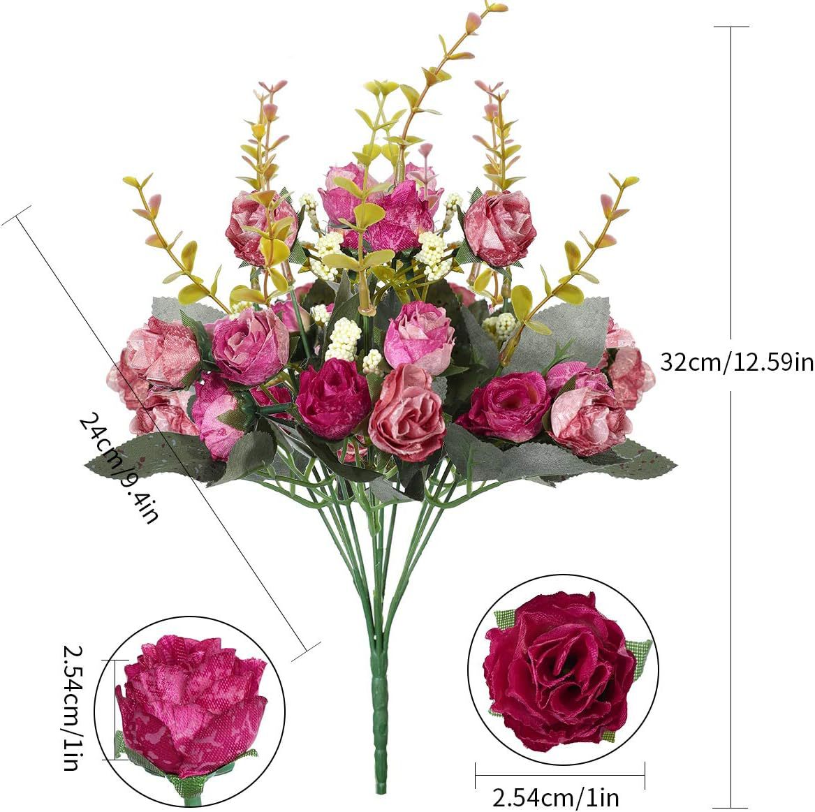 50g Weight bouquet Event & Party Supplies 1 Set Quantity Holiday, Banquet Occasion Silk Flower Material Flower Pattern Elegant, Romantic, Simple Style Style Elegant Romantic Simple Style Flower Silk Flower Artificial Flowers 无