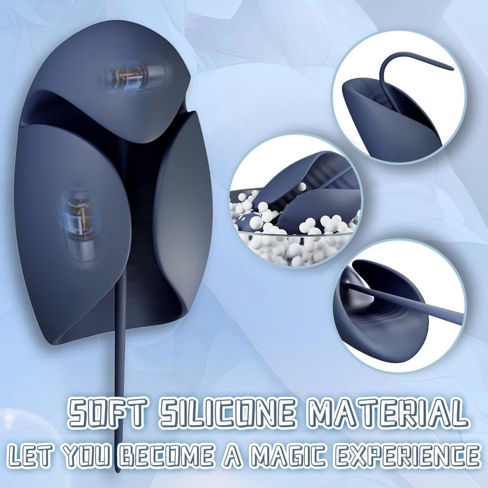 Vibrating Urethral Training Device for Men, Silicone Button-Control Desensitization Toy — detail image 6