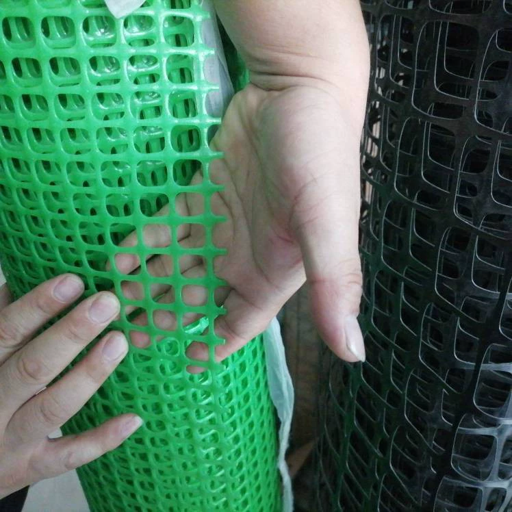 Пластиковая плоская сетка квадратная сетка