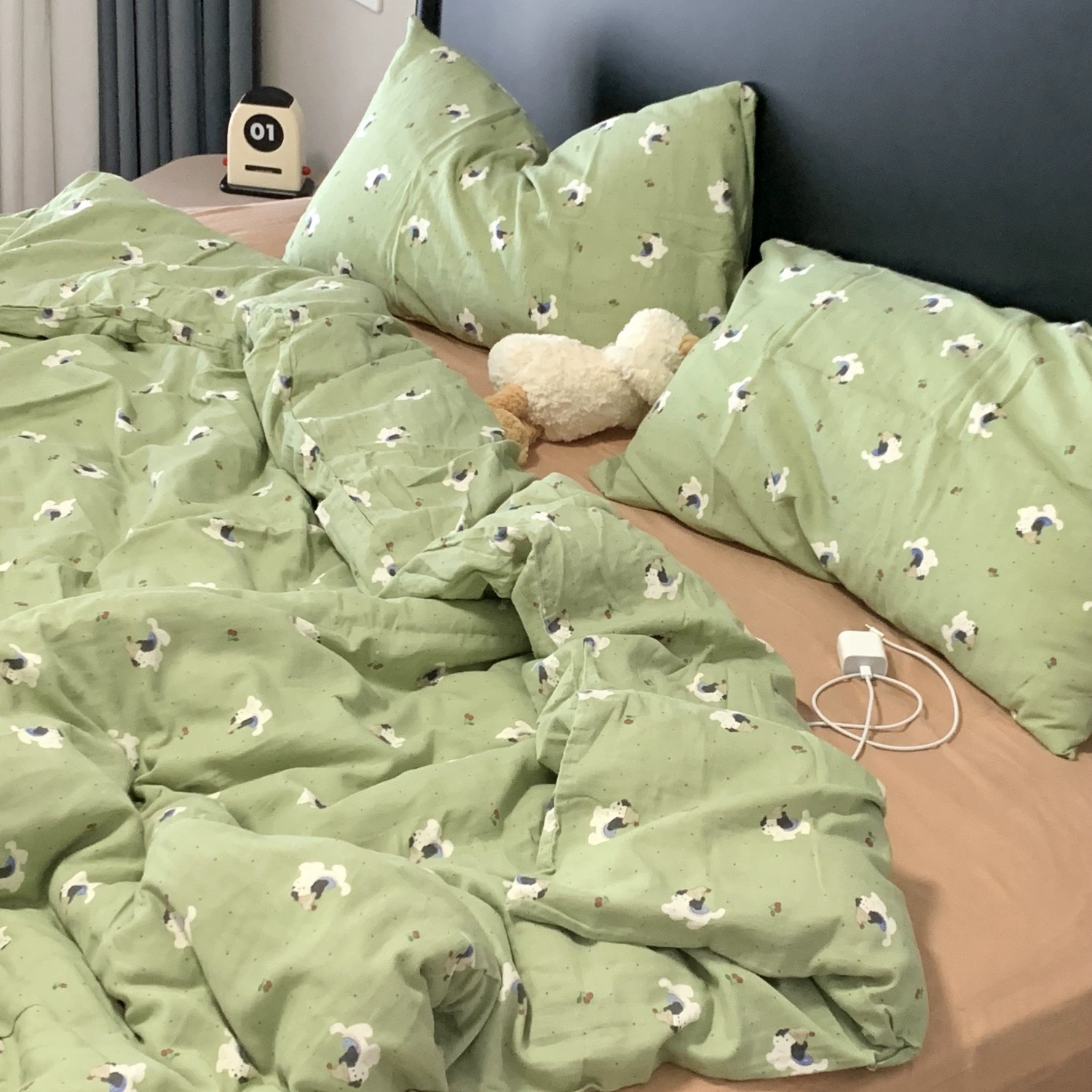 Cotton double-layer gauze fresh duvet cover
