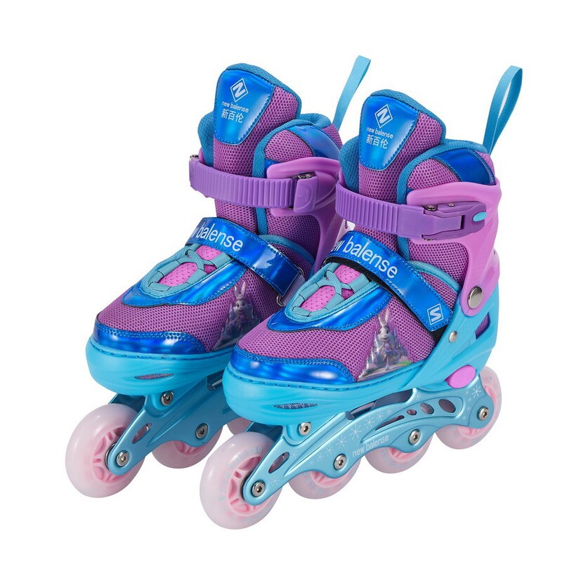 New Balance Skates Children's Adult Skates Boys and Girls Roller Skates Single Flash Full Flash Roller Skates