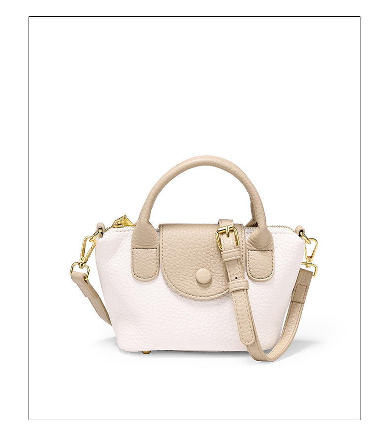 Panier à légumes de niche haut de gamme, mini sac à motif litchi, sac à bandoulière portable à la mode pour femmes, nouvelle collection 2023_voghion.com