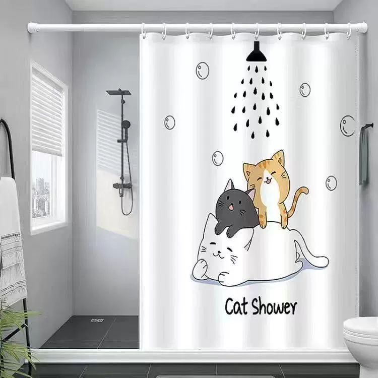 Curtain, set, tarpaulin for bath
