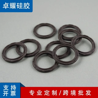 来图可定FKM氟橡胶垫圈耐高温耐腐蚀气缸活塞油封垫圈 汽车密封圈