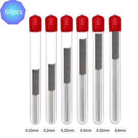 跨境60支/100支3D打印机喷嘴清洁针mk8喷嘴通针e3d铜喷嘴清理针