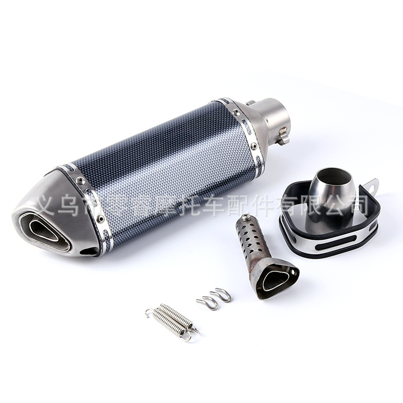 Motorcycle Modification Exhaust Pipe Suitable for Suzuki Gsx-R150 2017-2021 Stainless Steel Front Section Full Section