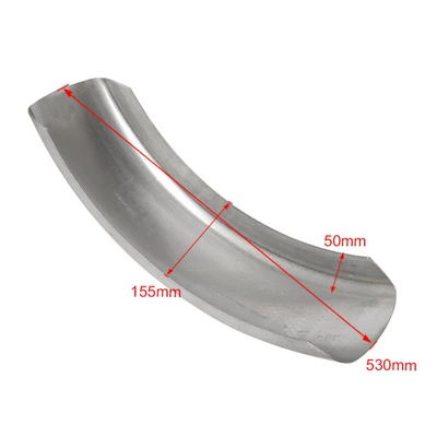 Harley motorcycle XL883 modified retro rear fender long short 15.5cm/6.1 inches wide (Motorcycle Safety Supplies) - long