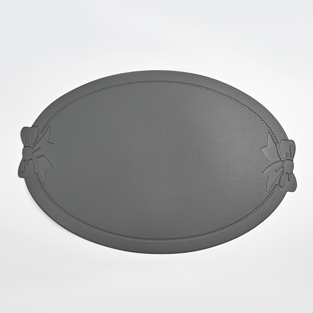 Nuevo estampado almohadilla de cuero arco de doble color pvc almohadilla de comedor anti-deslizante almohadilla de mesa aislante de calor almohadilla de taza hotel doméstico