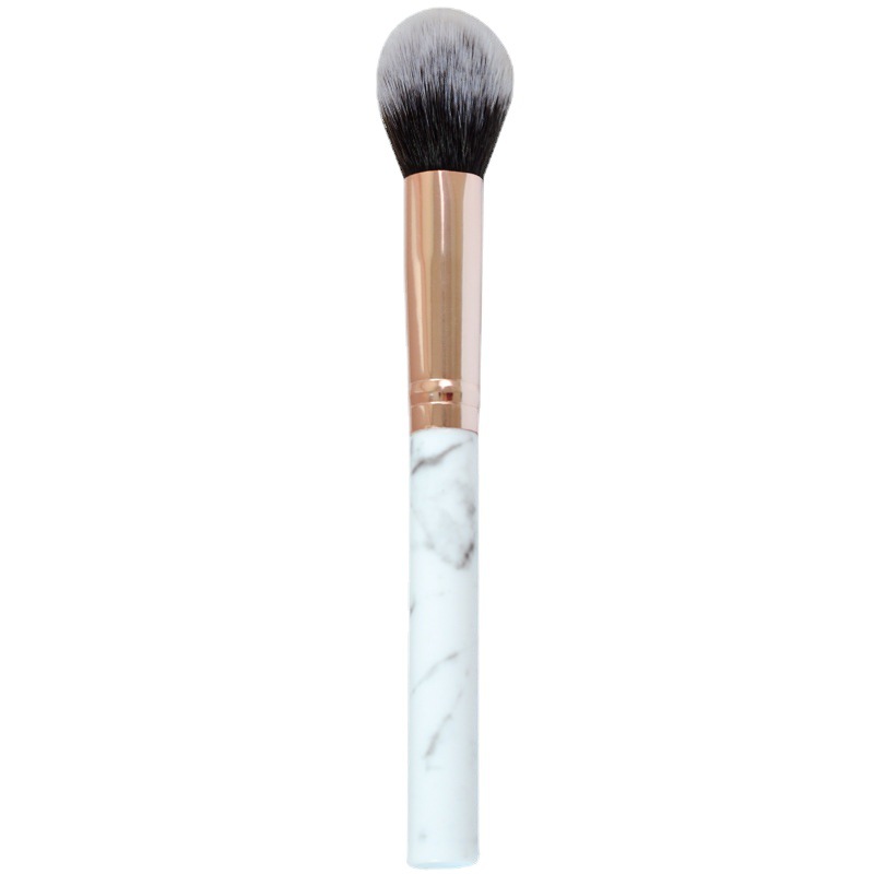 Marble makeup brush, loose powder brush, soft hair, powder blusher, honey powder, set makeup, powder, high gloss foundation make-up, brush, one pack