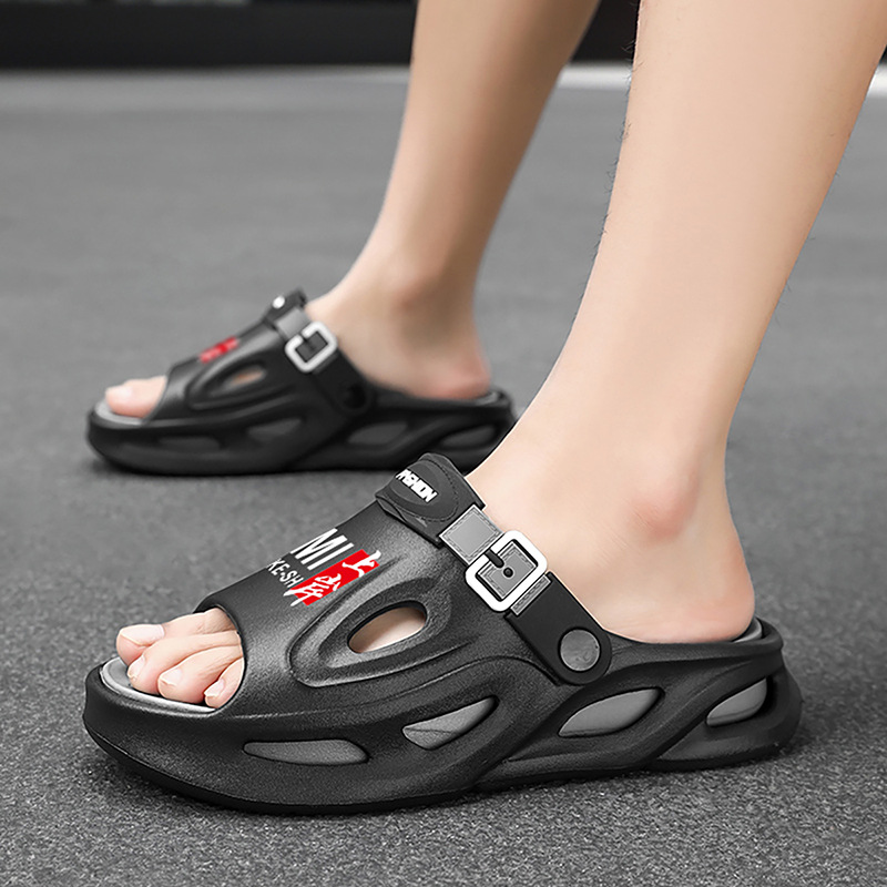 Sandalias EVA para hombre pisando la mierda en verano para usar en Vietnam punta abierta sandalias y zapatillas de conducción nacional slippers para hombre