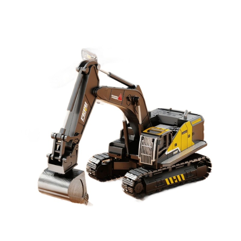 Selección estricta de la excavadora de aleación simulación de elevación inercial multifuncional juguete de niño coche de ingeniería infantil image 6