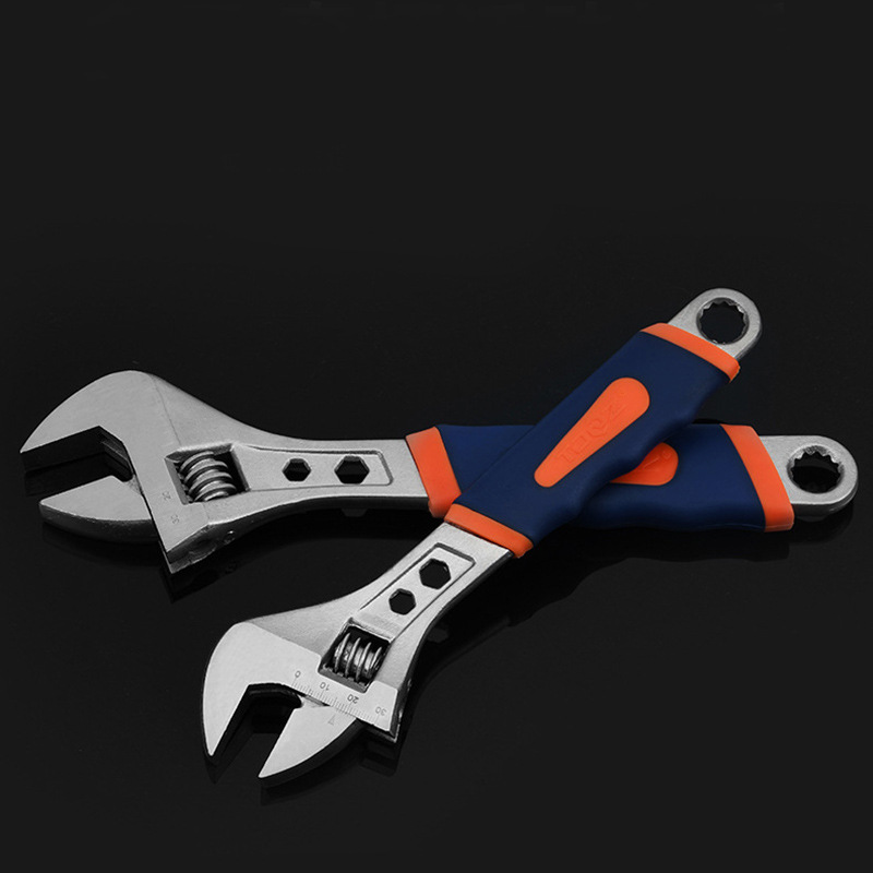 活动扳手工具大全多样活口板手大开口小扳手卫浴活扳手板子粘塑