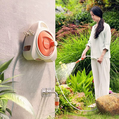 Yili 20m Water Hose Cart for High pressure car wash water gun