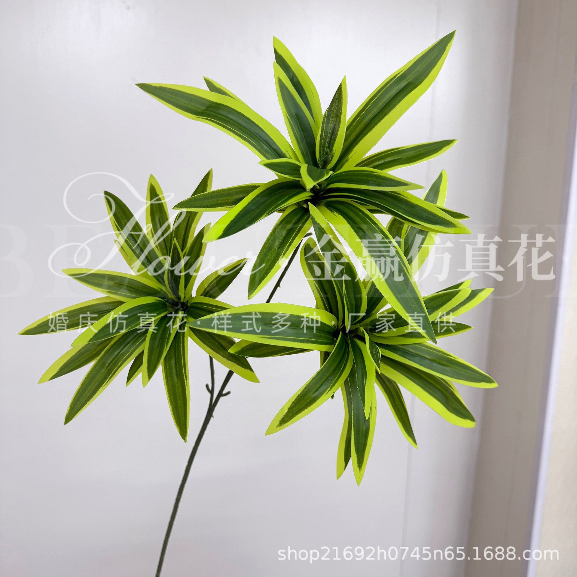 Boda Mori Simulación de flores y plantas verdes Pico de bambú Hierba Simulación de plantas verdes de invierno espárragos Plantas de simulación Escenografía de plantas verdes falsas