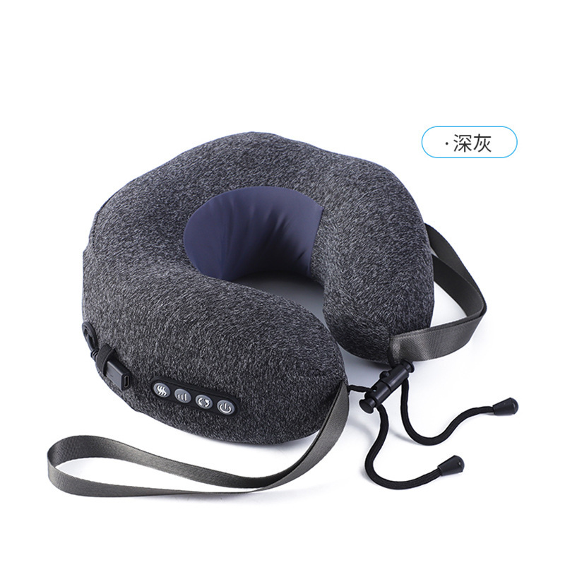 O型枕、もみほぐし、加熱振動、フル機能U型枕マッサージャー、U型枕マッサージ枕、頸椎ネック理学療法機器|undefined