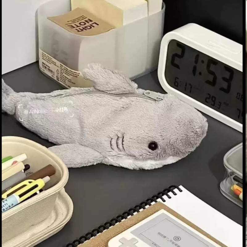 インス風かわいいぬいぐるみピーターラビット人形鉛筆バッグカレッジスタイルソフトかわいい癒しの動物文具収納袋|undefined