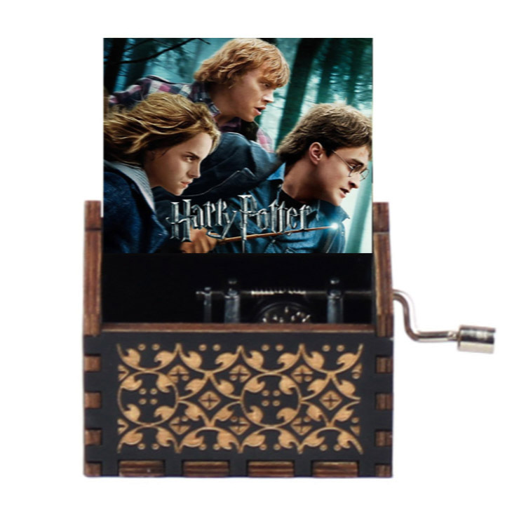 源工場ハリーポッターハイドウェイ手揺れ木製オルゴールミニオルゴールクリエイティブ誕生日プレゼント