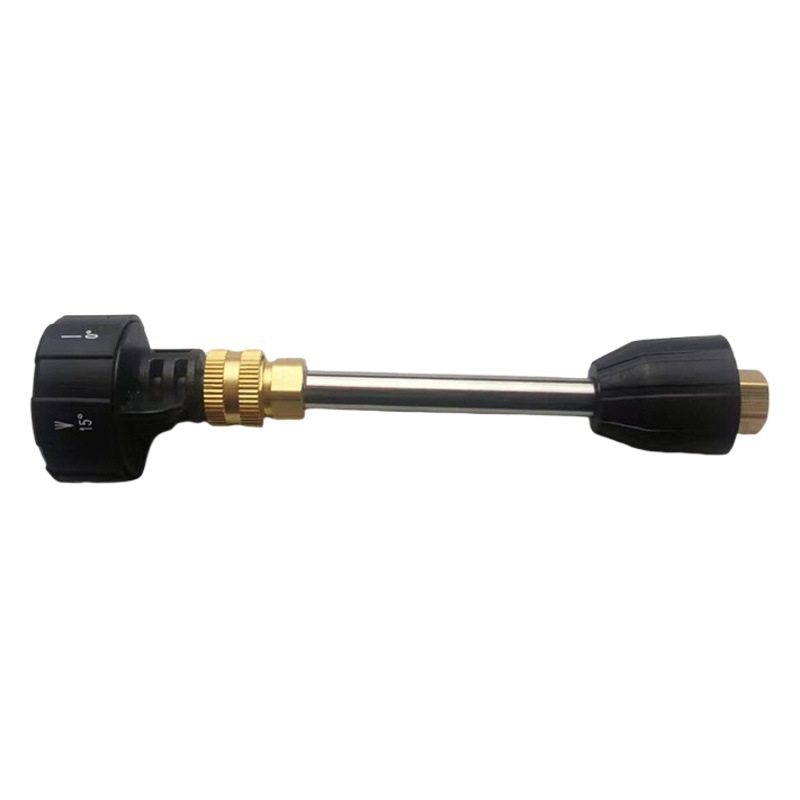 Varilla de pistola de agua eléctrica de litio varilla de pistola de lavadora de alta presión conector de aluminio varilla de extensión pistola de agua accesorios de pistola de lavado de coches de carga