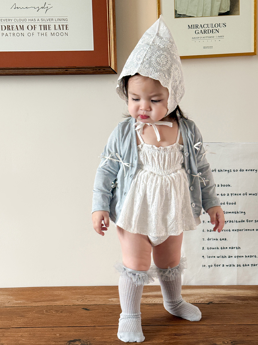 Ropa para Niños Zhe Li, Mono de Verano para Bebé, Estilo Delgado, Modelo 2026, Mono para Niña con Tirantes
