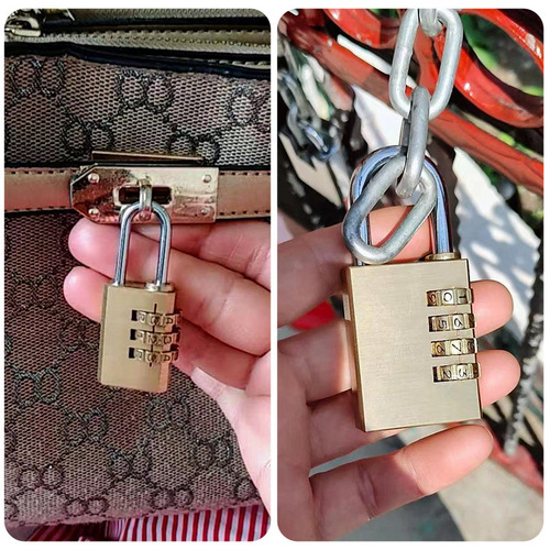 Brass wheel lock from the source factory, direct supply of copper cabinet lock, storage cabinet, suitcase password hook lock