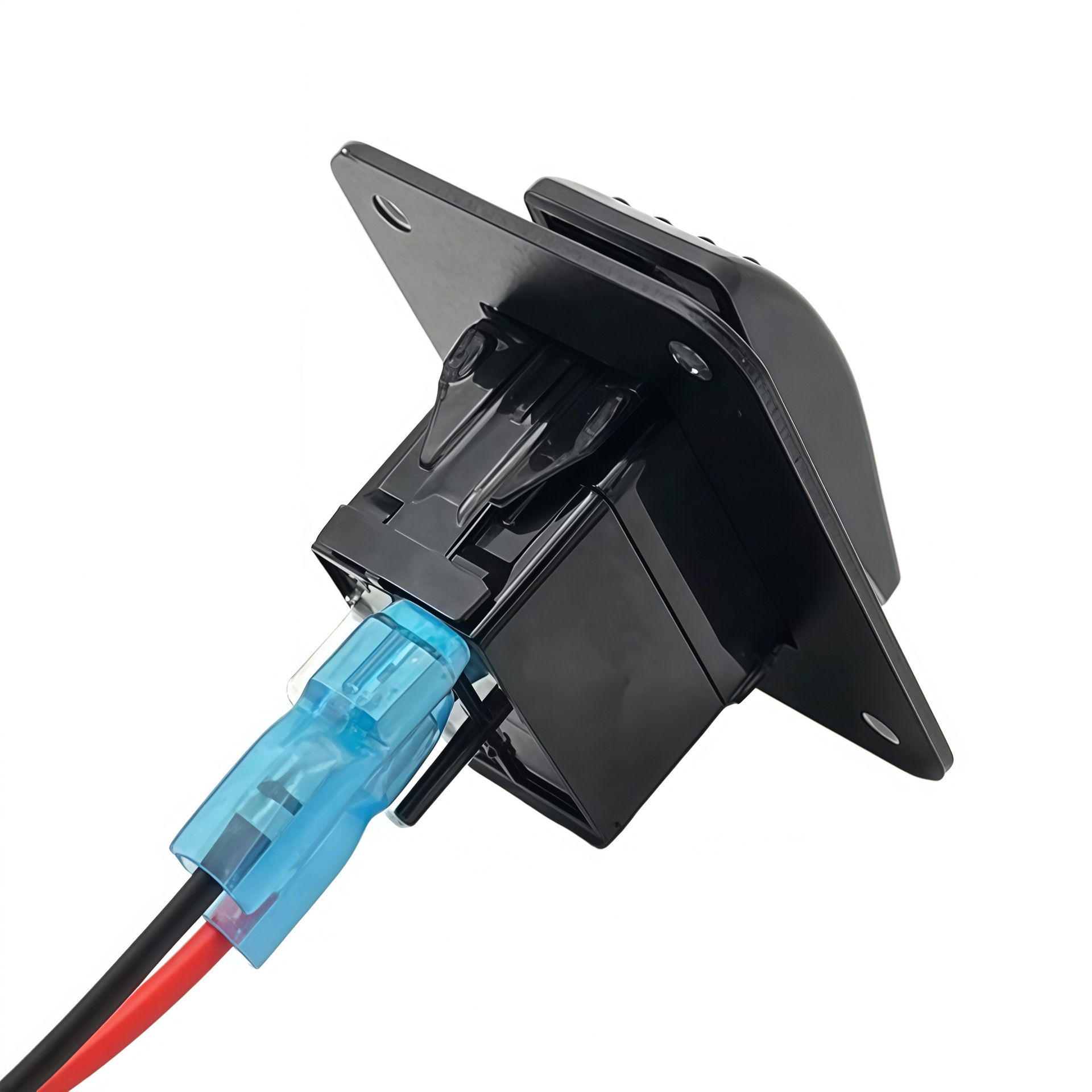 Bilge pump rocker switch with LED light 20A 12V/24V four-pin SPDT 3-position waterproof switch universal