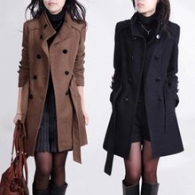 2017 Coat For Women Winter Long Ladies Jackets Wool Coats 女