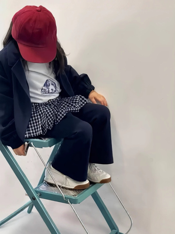 甜沫儿女童童装2025秋季新款女童韩版外套印花T恤屁帘喇叭裤儿童|undefined
