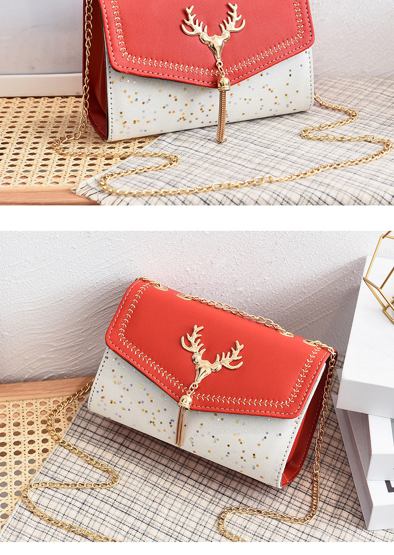 Chaîne pour femmes, petit sac carré à bandoulière, pompon pailleté, monnaie, sac pour téléphone portable_voghion.com