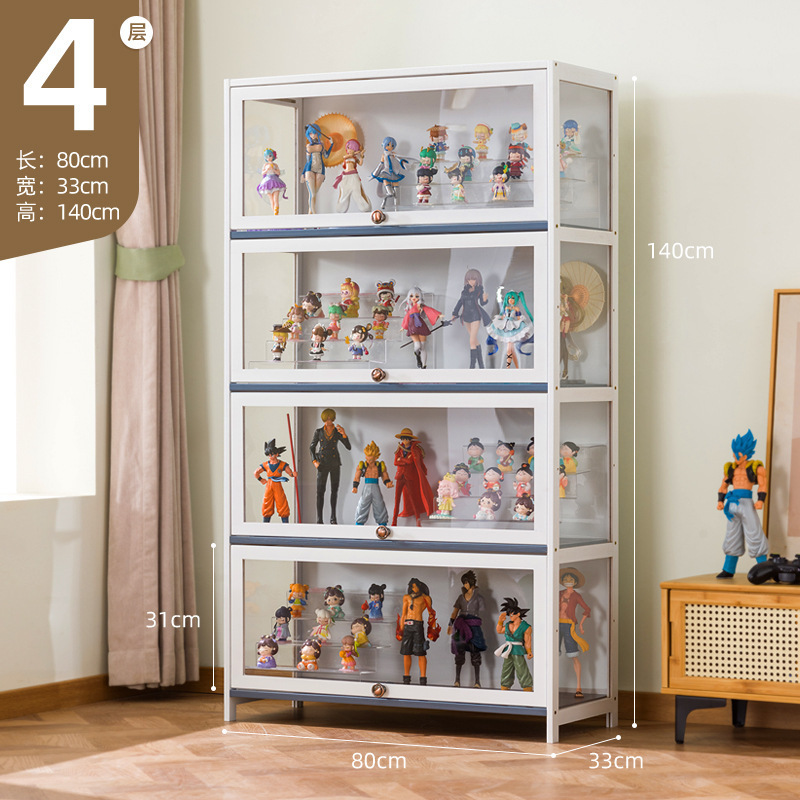 手作りディスプレイキャビネット模造ガラス透明防塵ディスプレイキャビネットレゴおもちゃアクリルディスプレイキャビネットスモークキャビネット化粧品|undefined