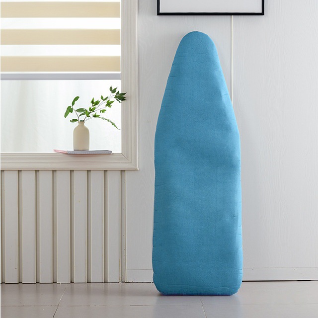 Funda para tabla de planchar con protección de bordes, accesorios, cierres a presión, resistente a altas temperaturas, funda para tabla de planchar de algodón con revestimiento plateado.
