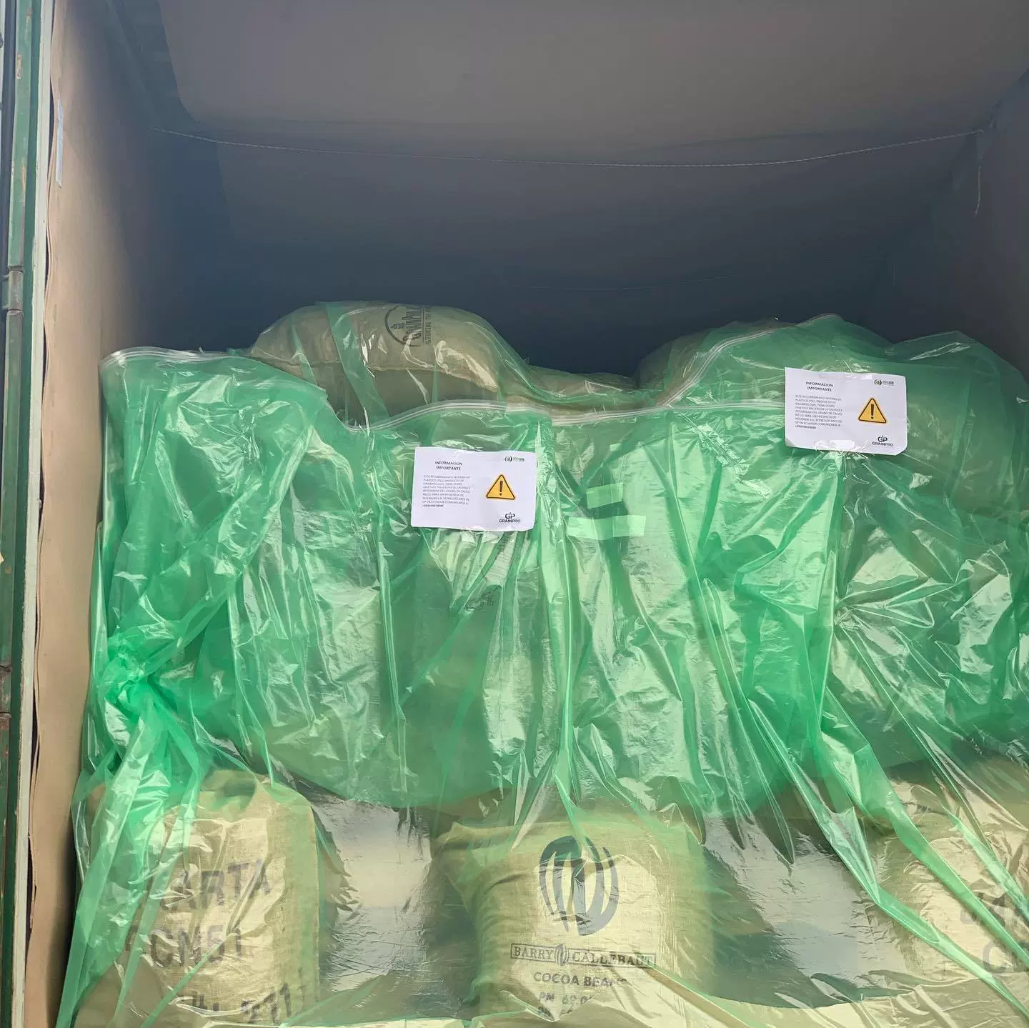 集装箱内衬袋海包袋防水防潮运输可可豆粮食谷物