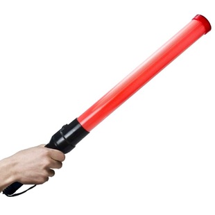 54cm Multifunctional Baton Fire Emergency Evacuation Warning Light Security Led Flash Warning Light Fluorescent Stick