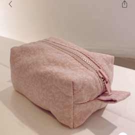 2025新款韩版大容量粉色碎花收纳包洗漱包化妆包