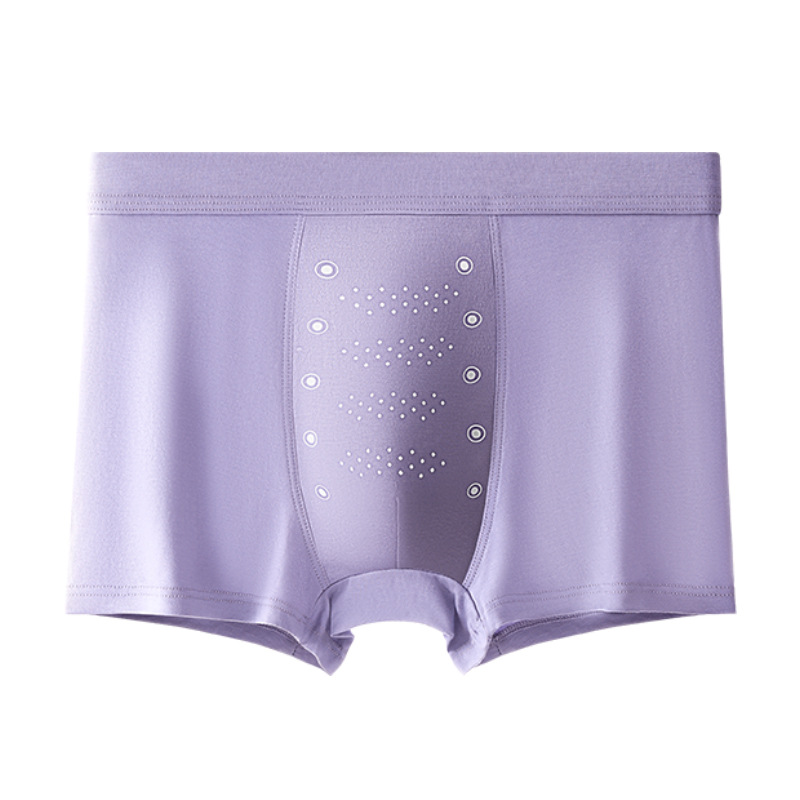 Primavera y verano nuevos pantalones interiores de hombre, pantalones de ángulo plano de hombre, pantalones cortos de cintura media de punto transpirables, tendencia al por mayor