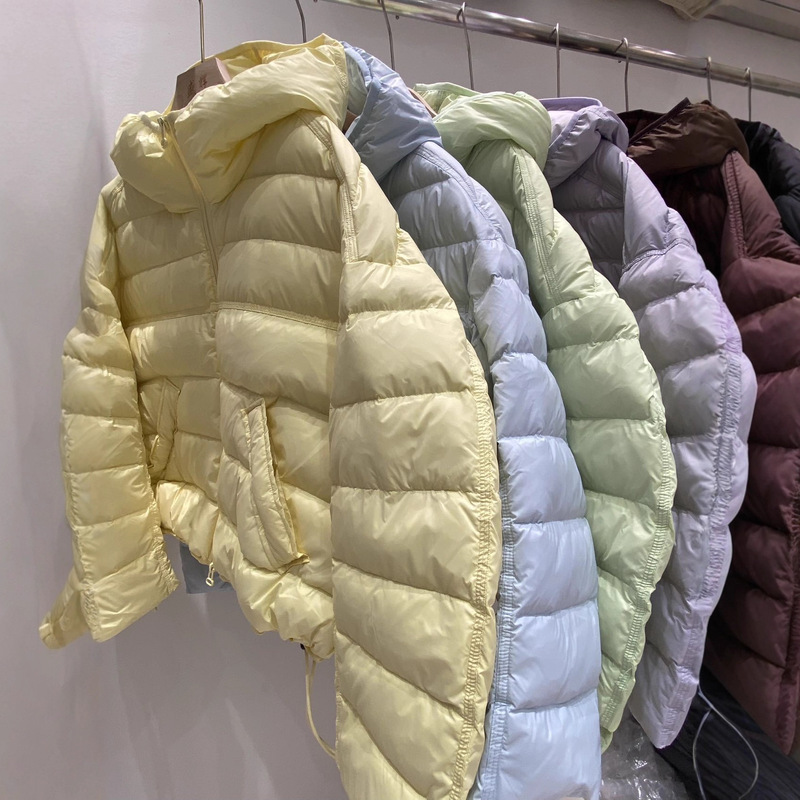 Candy Color Sweet and Cute Hooded Puff down Jacket for Women 2025 Winter New Style Gentle Age-Reducing Warm Bread Jacket