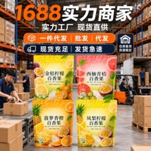 水果组合茶凤梨菠萝金桔青桔西柚香橙柠檬水果茶批发代发现货供应