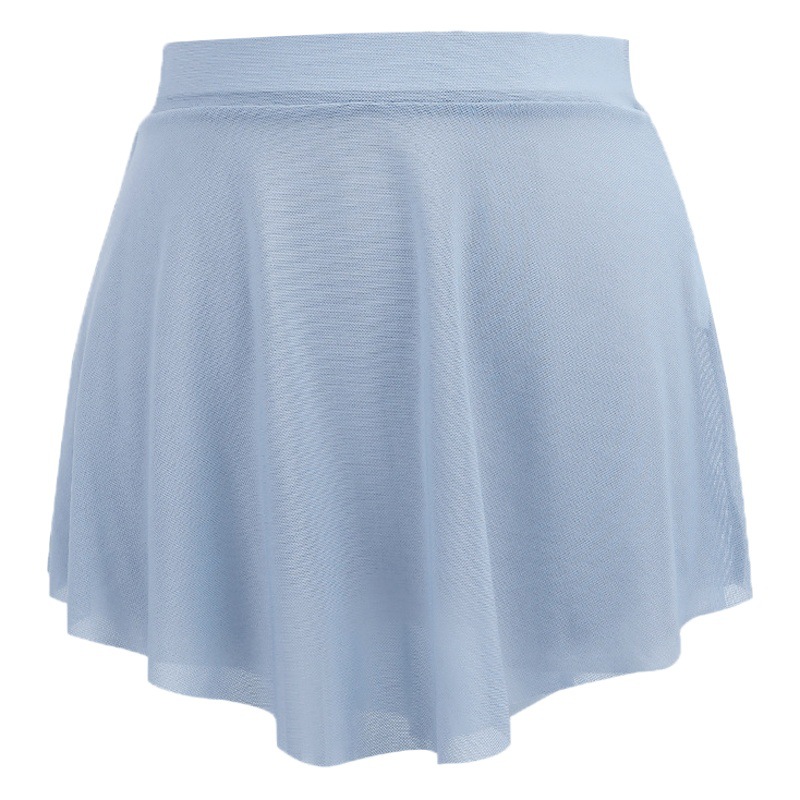 Falda de baile Falda de ballet 2025 Nuevo estilo Falda de mujer adulta Ropa elástica de entrenamiento de ballet Falda de malla suave