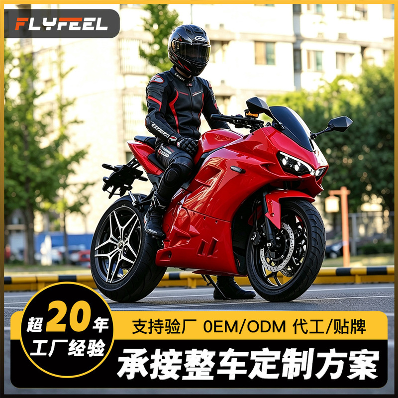 Ducati-Style Electric Motorcycle for Adults, 72V Large Sports Bike, High-Speed Battery Bike, Oil-To-Electric Conversion Ducati-Style Electric Motorcycle for Adults, 72V Large Sports Bike, High-Speed Battery Bike, Oil-To-Electric Conversion