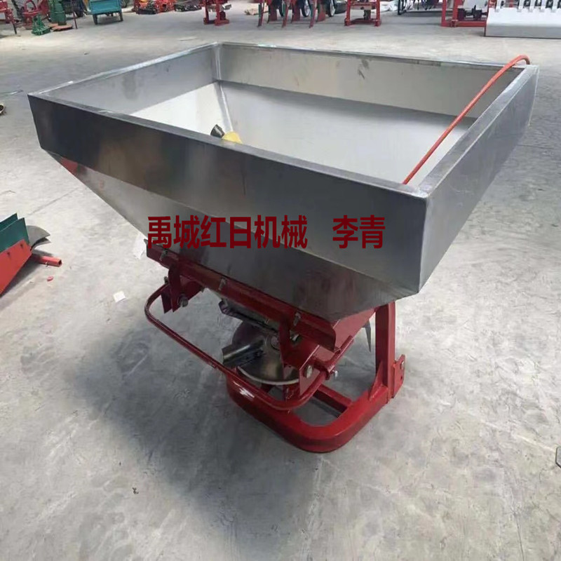 厂家供应600L升不锈钢撒肥机 肥粪抛洒机 拖拉机带不锈钢撒肥机
