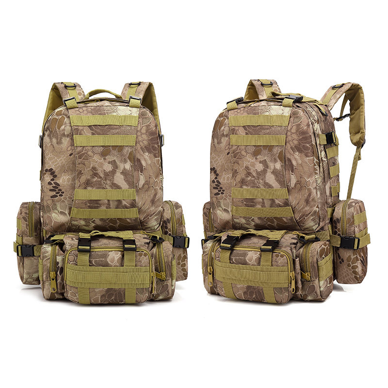 メーカー卸売多機能戦術登山バッグ屋外迷彩バックパックコンビネーションバッグトラベルバッグ軍事ファンバックパック