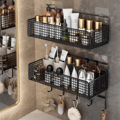 Bathroom bathroom toilet storage rack toilet balcony toilet washbasin no punching wall hanging wall storage rack