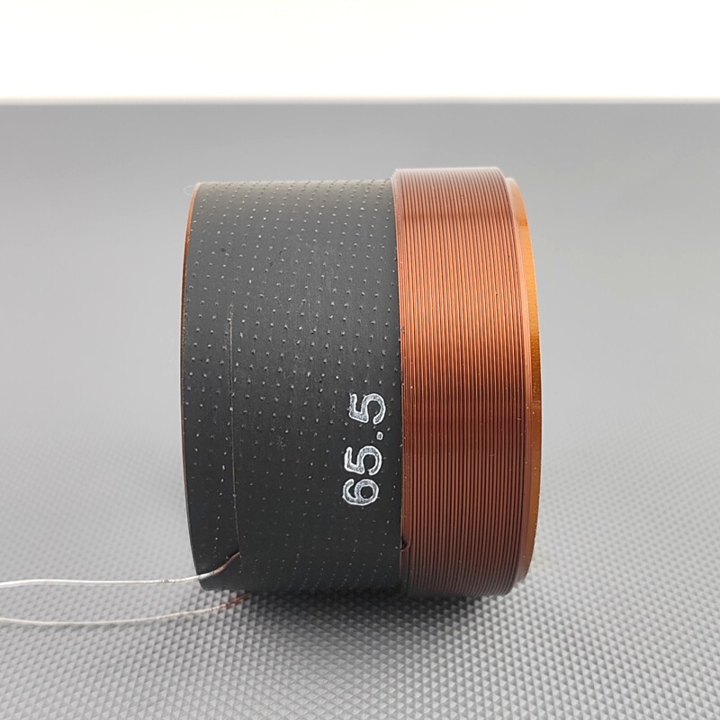 65.5 bass voice coil is suitable for BMB, with pure copper wire, 4-layer winding, white aluminum frame, 65-core coil, 4 ohms/8 ohms 65.5 bass voice coil is suitable for BMB, with pure copper wire, 4-layer winding, white aluminum frame, 65-core coil, 4 ohms/8 ohms
