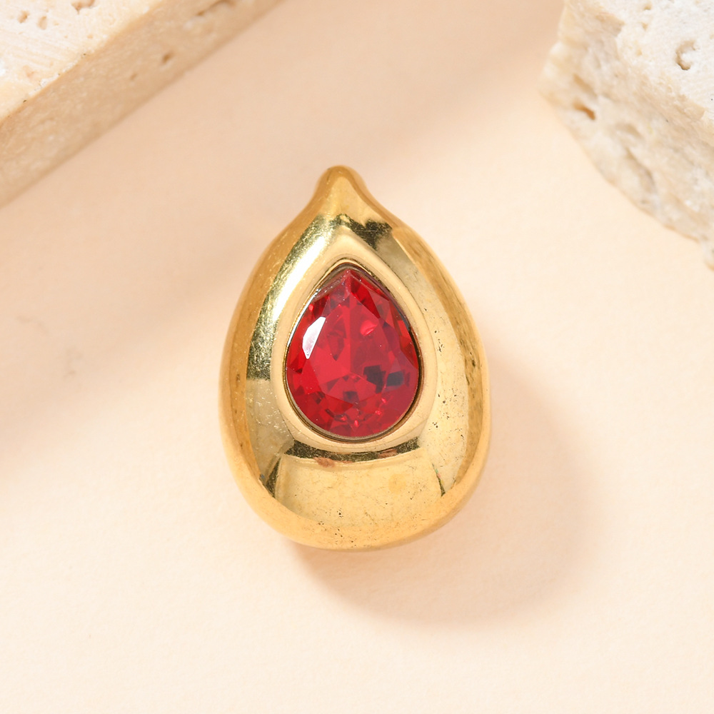 Joyas de fundición de acero inoxidable transfronterizas de un solo colgante de colgante de zircon accesorios DIY