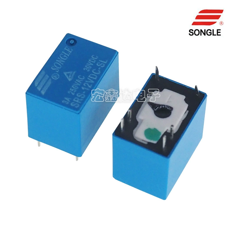 Оригинальная 6-контактная маленькая часть SRS-0512 24VDC-SL 5V 12V 24V набор преобразования Songle реле