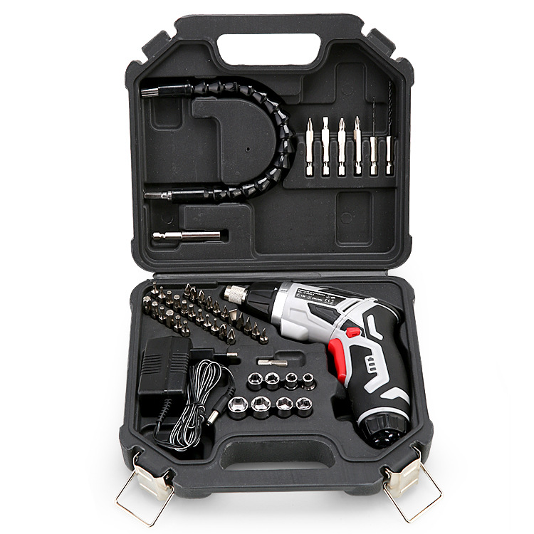 destornillador eléctrico transfronterizo deformación litio eléctrico pequeño destornillador recargable doméstico multifuncional carga eléctrica lote de tornillo