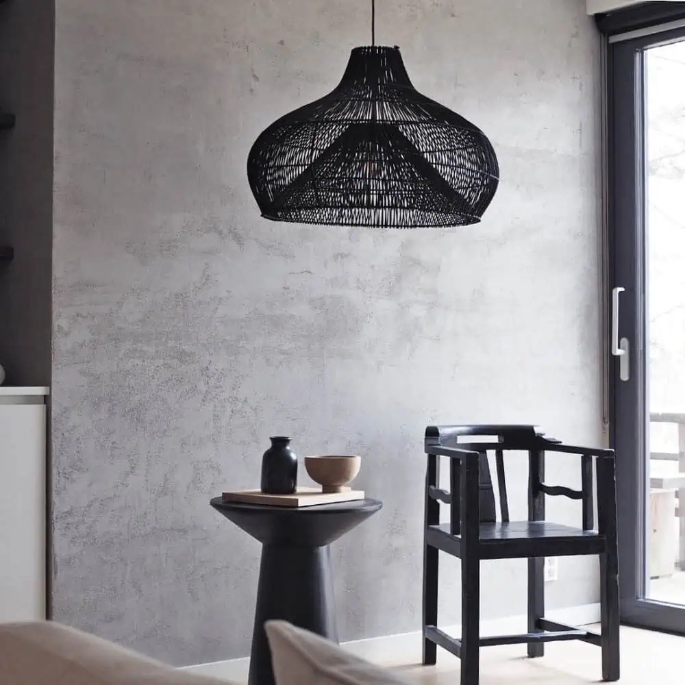 Ovejas de madera del Sudeste de Asia B & B Hotel lámpara de ratán Nordic hecho a mano de ratán dormitorio bar iluminación cafetería lámpara