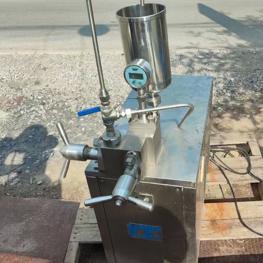 二手实验室高压均质机 试验用小型均质机 电子压力表